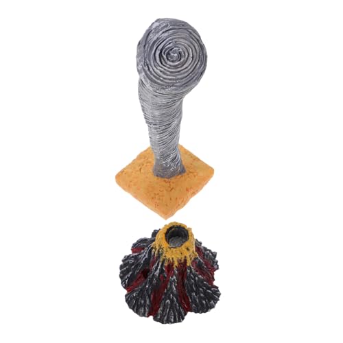 SUPVOX 2 Stück Teiliges Naturphänomene Lernspielzeug Berg Tornado Modell Realistische Naturkatastrophen Simulation Interaktives Sandtisch Experiment für Schule Familie SUPVOX 2 Stück Teiliges Naturphänomene Lernspielzeug Berg Tornado Modell Realistische Naturkatastrophen Simulation Interaktives Sandtisch Experiment für Schule Familie von Supvox