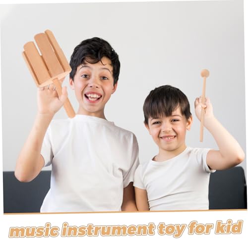 SUPVOX 2 Stück Teiliges Orff Instrument aus Massivem Holz Rhythmusspielzeug mit Schlägel Sicheres Percussion-Toy für Kleinkinder Fördert Musikalische Früherziehung und Koordination für SUPVOX 2 Stück Teiliges Orff Instrument aus Massivem Holz Rhythmusspielzeug mit Schlägel Sicheres Percussion-Toy für Kleinkinder Fördert Musikalische Früherziehung und Koordination für von Supvox