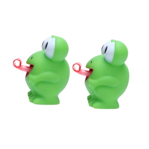 SUPVOX 2 Stück Teiliges Quetschspielzeug Frosch mit Herausgestreckter Langsames Rückfedern Lustiges Tier Spaßspielzeug für Stressabbau Partyfüllung und Sensorisches Training von Supvox