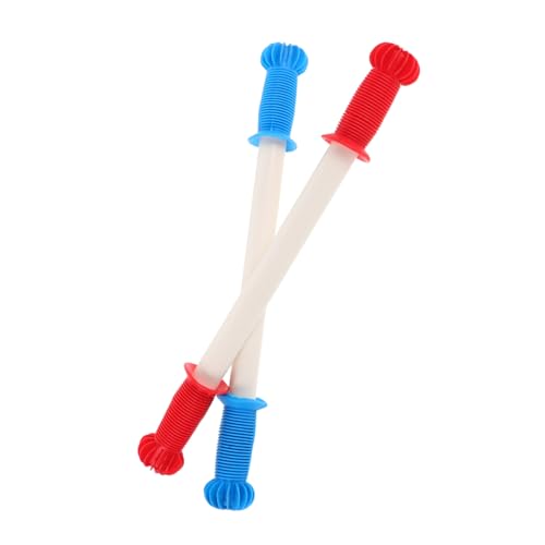 SUPVOX 2 Stück Teiliges Schaukelpferd Griffe aus Kinderfreundlichem Kunststoff Bunte Ergonomische Handgriffe für Sicheren Halt Universelle Ersatzteile für Holzpferd DIY von Supvox