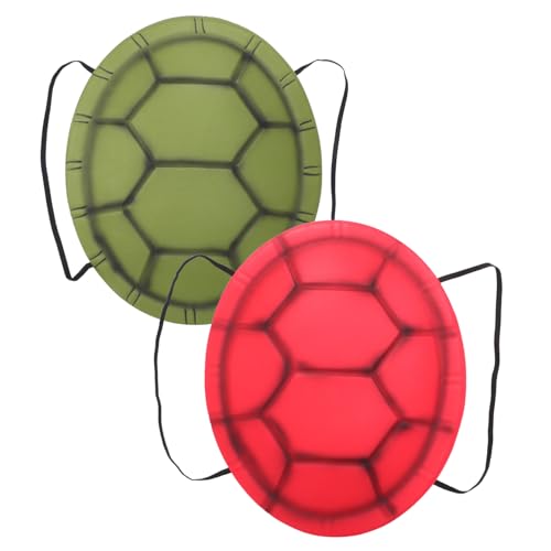 SUPVOX 2 Stück Teiliges Turtle Shell Kostüm aus Leichtem Eva Material Verstellbare Schildkrötenpanzer Verkleidung für Halloween Karneval Party und Rollenspiele Komfortabel und Einfach von Supvox