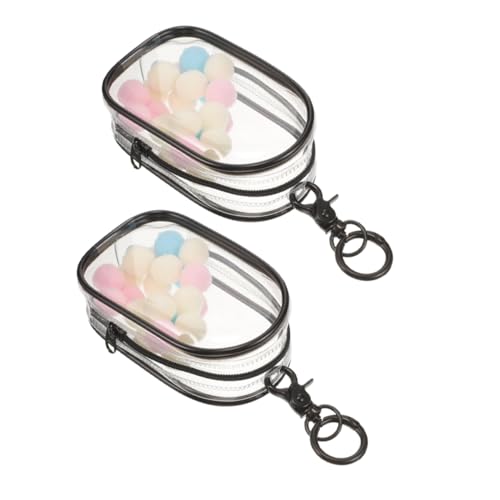 SUPVOX 2 Stück Transparente Mini Figuren Displaybox Set mit Praktischem Haken und Flauschigem Anhänger Kleine Aufbewahrungstasche für Sammelfiguren Staubdichte Tragetasche für Unterwegs SUPVOX 2 Stück Transparente Mini Figuren Displaybox Set mit Praktischem Haken und Flauschigem Anhänger Kleine Aufbewahrungstasche für Sammelfiguren Staubdichte Tragetasche für Unterwegs von Supvox