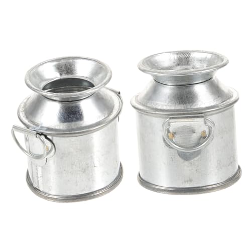 SUPVOX 2 Stück Vasen Mini Metall Eimer für Blumen Dekorative Tischvase für Puppenhaus und Mikro Landschaften für Kreative Bastelprojekte und Zuhause Dekoration SUPVOX 2 Stück Vasen Mini Metall Eimer für Blumen Dekorative Tischvase für Puppenhaus und Mikro Landschaften für Kreative Bastelprojekte und Zuhause Dekoration von Supvox