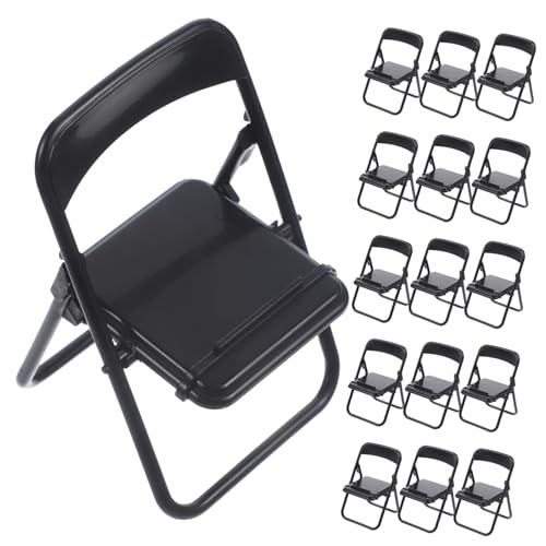 SUPVOX 20 Stück Faltstühle Handyhalter Dekorative Möbel für Puppenhäuser Faltbare Telefonständer Miniaturornamente für Zuhause und Büro SUPVOX 20 Stück Faltstühle Handyhalter Dekorative Möbel für Puppenhäuser Faltbare Telefonständer Miniaturornamente für Zuhause und Büro von Supvox