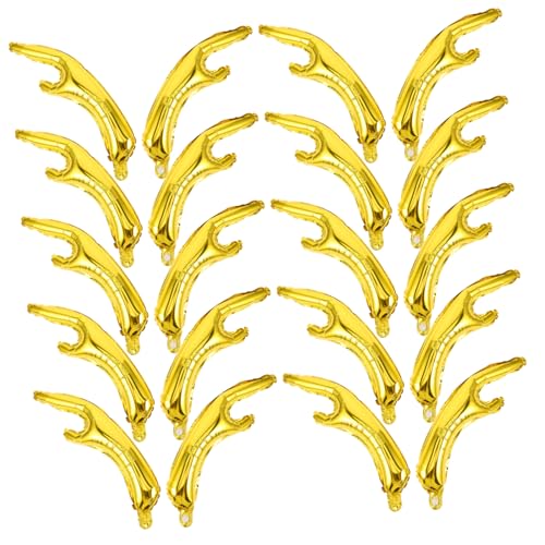 SUPVOX 20 Stück Goldene Rentier-geweih Folienballons Weihnachtsdeko Aluminiumfolie Party Foto Requisiten für Kinderfest und Festliche Stimmung SUPVOX 20 Stück Goldene Rentier-geweih Folienballons Weihnachtsdeko Aluminiumfolie Party Foto Requisiten für Kinderfest und Festliche Stimmung von Supvox