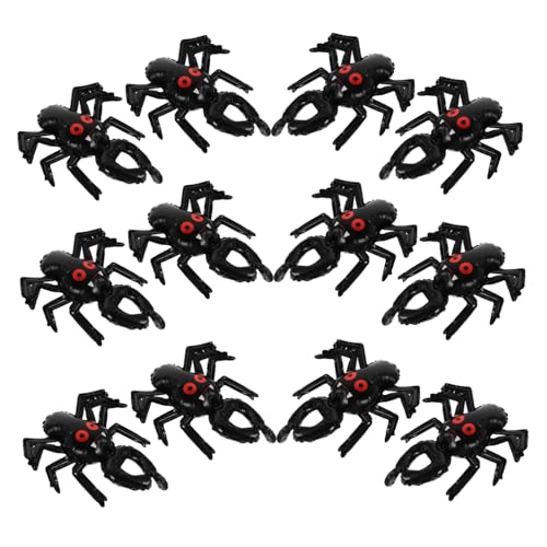 Supvox 20stücke Aufblasbare Spinnenballons Aus Folie Für Halloween Als Partydeko Und Festivalkleidung Leicht Tragbar Und Vielseitig Einsetzbar Supvox 20stücke Aufblasbare Spinnenballons Aus Folie Für Halloween Als Partydeko Und Festivalkleidung Leicht Tragbar Und Vielseitig Einsetzbar von Supvox