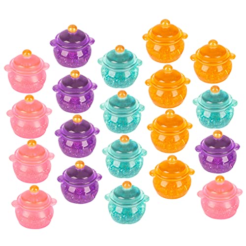 SUPVOX 20 Stück Küchenzubehör Teiliges Puppenhaus Kochgeschirr Kinderspielzeug mit Eleganten Mini Kochtöpfen für Kreative Spielwelten und DIY Dekorationen in Bunten Farben SUPVOX 20 Stück Küchenzubehör Teiliges Puppenhaus Kochgeschirr Kinderspielzeug mit Eleganten Mini Kochtöpfen für Kreative Spielwelten und DIY Dekorationen in Bunten Farben von Supvox