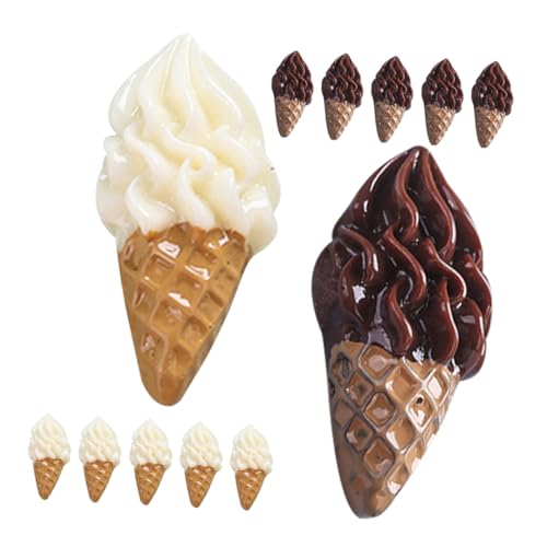 SUPVOX 20 Stück Miniatur Eiscreme Charms aus Harz Realistische DIY Dekoration für Puppenhaus Mini Eisdielen Zubehör Kreative Miniatur Figuren für Bastelprojekte SUPVOX 20 Stück Miniatur Eiscreme Charms aus Harz Realistische DIY Dekoration für Puppenhaus Mini Eisdielen Zubehör Kreative Miniatur Figuren für Bastelprojekte von Supvox