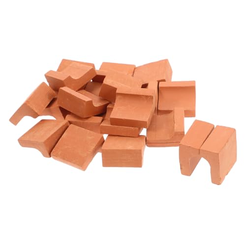 SUPVOX 20 Stück Miniatur Ziegelsteine DIY Puppenhaus Zubehör für Kreative Landschaftsmodelle und Mikro Szenen Stabil und Wiederverwendbar für Bastelprojekte und Bauideen SUPVOX 20 Stück Miniatur Ziegelsteine DIY Puppenhaus Zubehör für Kreative Landschaftsmodelle und Mikro Szenen Stabil und Wiederverwendbar für Bastelprojekte und Bauideen von Supvox