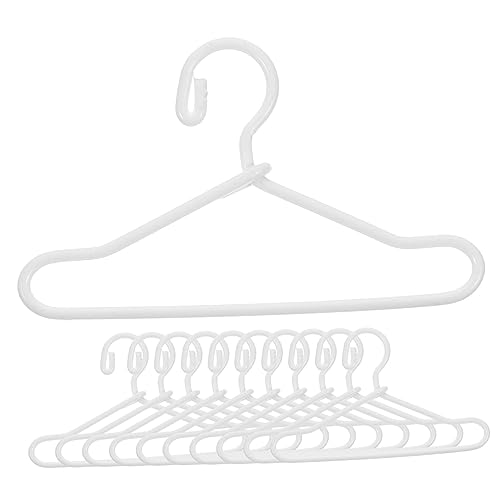 SUPVOX 20 Stück Puppenhaus Zubehör Weiße Mini Kleiderbügel für Doll Wardrobe Stabil Platzsparend SUPVOX 20 Stück Puppenhaus Zubehör Weiße Mini Kleiderbügel für Doll Wardrobe Stabil Platzsparend von Supvox