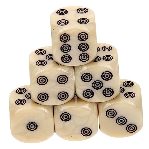 SUPVOX 20 Stück Teiliges Acrylwürfel Klaren Zahlen Robust und Langlebig Geeignet als Classroom Dice für Rollenspiele Ästhetisch für Brettspiele und Partyspaß von Supvox