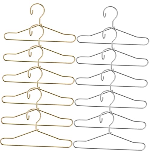 SUPVOX 20 Stück Teiliges Mini Kleiderbügel für Puppen Gold und Silberfarbene Miniatur Kleiderbügel für Puppenhaus zum Organisieren von Puppenkleidung und Babypuppen Zubehör SUPVOX 20 Stück Teiliges Mini Kleiderbügel für Puppen Gold und Silberfarbene Miniatur Kleiderbügel für Puppenhaus zum Organisieren von Puppenkleidung und Babypuppen Zubehör von Supvox