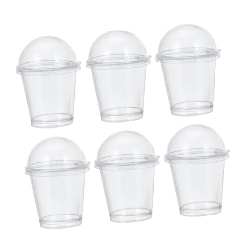 SUPVOX 20 Stück Teiliges Mini Milchtee Becher Modell aus Realistische Miniatur Cup Dekoration Geeignet für Puppenhaus Layout und Zubehör von Supvox