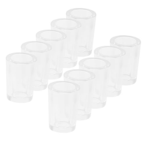 SUPVOX 20 Stück Teiliges Miniatur Miniatur Wasserbecher aus Langlebige Farbige Puppenhaus Deko Handliche Mini Gläser für Miniaturlandschaften Puppenhauszubehör Realistische Mini Tassen von Supvox