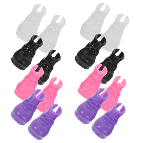 SUPVOX 20 Stück Teiliges Puppenschuhe Miniatur aus Robustem Kunststoff für Puppenhaus Dekoration Vielseitig Verwendbar als Mini Schuhe und Geschenk für Sammler von Supvox