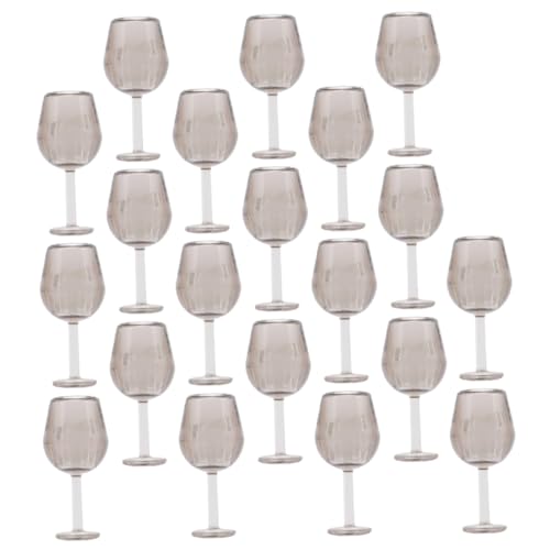 SUPVOX 20 Stück Teiliges Weingläser für Puppenhäuser Realistische Cups für Dekoration Hochwertige Langlebige Accessoires für Häuser Spielzeugzubehör Graue Weingläser SUPVOX 20 Stück Teiliges Weingläser für Puppenhäuser Realistische Cups für Dekoration Hochwertige Langlebige Accessoires für Häuser Spielzeugzubehör Graue Weingläser von Supvox