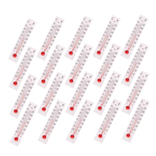 SUPVOX 20stücke Miniatur Thermometer Für Realistischer Temperaturanzeiger Für Miniaturzimmer Und Bastelprojekte Accessoires Für Spielzeug Und -Dekoration von Supvox