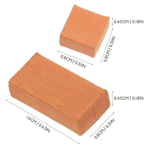 SUPVOX 200 Stück Maßstab DIY Mikro Landschaft Bausteine für Realistische Modellbau Ziegel für Puppenhaus Garten und Bastelprojekte SUPVOX 200 Stück Maßstab DIY Mikro Landschaft Bausteine für Realistische Modellbau Ziegel für Puppenhaus Garten und Bastelprojekte von Supvox