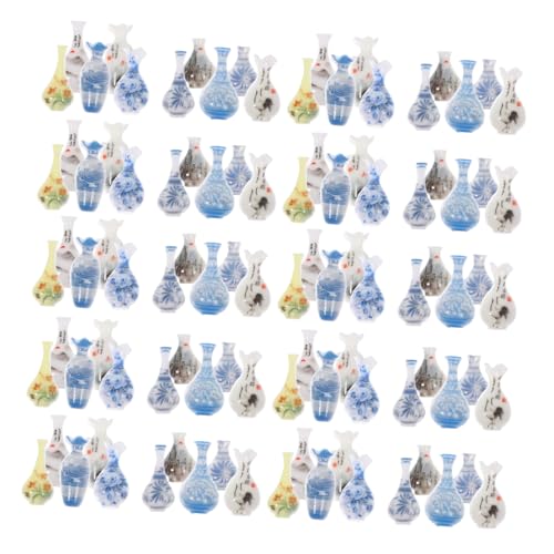 SUPVOX 200 Stück Miniatur Blumenvasen Kleine Resin Mini Bonsai Töpfe für Puppenhaus Mikro Landschaftsdeko Sammelbare Mini Blumentöpfe für Feengarten und Bastelprojekte SUPVOX 200 Stück Miniatur Blumenvasen Kleine Resin Mini Bonsai Töpfe für Puppenhaus Mikro Landschaftsdeko Sammelbare Mini Blumentöpfe für Feengarten und Bastelprojekte von Supvox