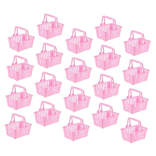 SUPVOX 20Stücke Mini Einkaufskorb Teiliges Puppeneinkaufswagen für Ab Jahren Kreative DIY Mikrolandschaften und Rollenspiele Farbton SUPVOX 20Stücke Mini Einkaufskorb Teiliges Puppeneinkaufswagen für Ab Jahren Kreative DIY Mikrolandschaften und Rollenspiele Farbton von Supvox