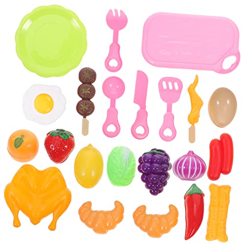 SUPVOX 23 Stück Teiliges Obst Gemüse Schneide Spielset Buntes Pädagogisches Küchenzubehör für Mädchen Jungen Realistisches Lernspielzeug zur Kognitiver Fähigkeiten und Rollenspiele SUPVOX 23 Stück Teiliges Obst Gemüse Schneide Spielset Buntes Pädagogisches Küchenzubehör für Mädchen Jungen Realistisches Lernspielzeug zur Kognitiver Fähigkeiten und Rollenspiele von Supvox
