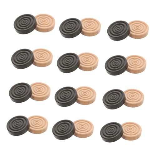 SUPVOX 24 Stück Holzschach und Dame Spielsteine aus Massivem Holz Runde Gewundene Design Accessoires für Schach Dame und Spielzubehör für Partys und Brettspiel Enthusiasten SUPVOX 24 Stück Holzschach und Dame Spielsteine aus Massivem Holz Runde Gewundene Design Accessoires für Schach Dame und Spielzubehör für Partys und Brettspiel Enthusiasten von Supvox