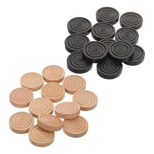 SUPVOX 24 Stück Holzspielsteine für Dame und Schach Robuste Elegante Spielteile aus Holz für Brettspiele Vielseitig Einsetzbar für Spieleabende SUPVOX 24 Stück Holzspielsteine für Dame und Schach Robuste Elegante Spielteile aus Holz für Brettspiele Vielseitig Einsetzbar für Spieleabende von Supvox