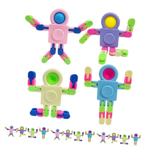 SUPVOX 24 Stück Teiliges DIY Roboter Fidget zum Zusammenbauen Abnehmbar Sensorisches Handspielzeug zur Stressbewältigung und Entspannung für Erwachsene SUPVOX 24 Stück Teiliges DIY Roboter Fidget zum Zusammenbauen Abnehmbar Sensorisches Handspielzeug zur Stressbewältigung und Entspannung für Erwachsene von Supvox