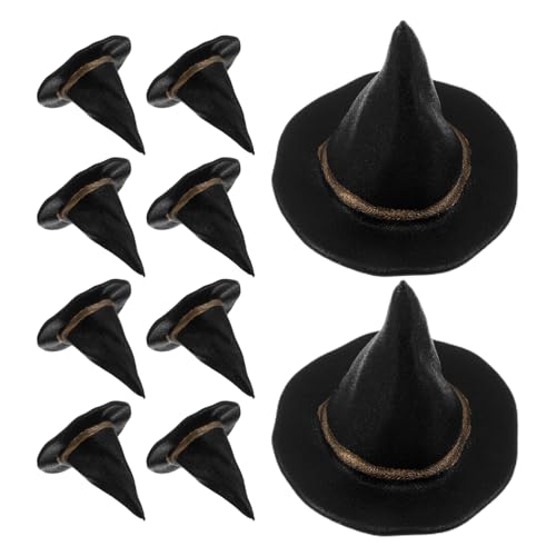 SUPVOX 24 Stück Teiliges Mini Hexenhüte Schwarz für Puppenhaus Halloween DIY Bastelzubehör Leichte Miniatur Hut Accessoires für Party und Flaschen Dekoration SUPVOX 24 Stück Teiliges Mini Hexenhüte Schwarz für Puppenhaus Halloween DIY Bastelzubehör Leichte Miniatur Hut Accessoires für Party und Flaschen Dekoration von Supvox