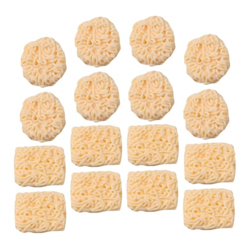 SUPVOX 24 Stück Teiliges Miniatur Essen Puppenhaus Deko Künstliche Instant Nudeln Modell Simulation Leicht Tragbar Für DIY Mikrolandschaft Spiel Küche von Supvox