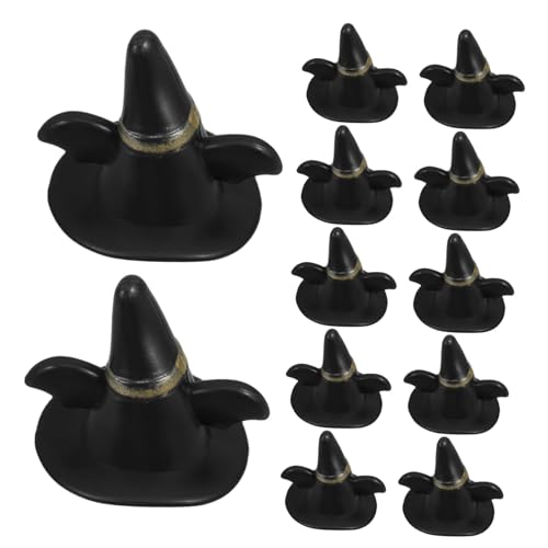 SUPVOX 24 Stück Teiliges Miniatur Schwarze Mini Hüte für Puppenhaus Deko Kleine Strick und Kunststoff Hexenhüte Kreative Handarbeit für Halloween und DIY Bastelprojekte SUPVOX 24 Stück Teiliges Miniatur Schwarze Mini Hüte für Puppenhaus Deko Kleine Strick und Kunststoff Hexenhüte Kreative Handarbeit für Halloween und DIY Bastelprojekte von Supvox