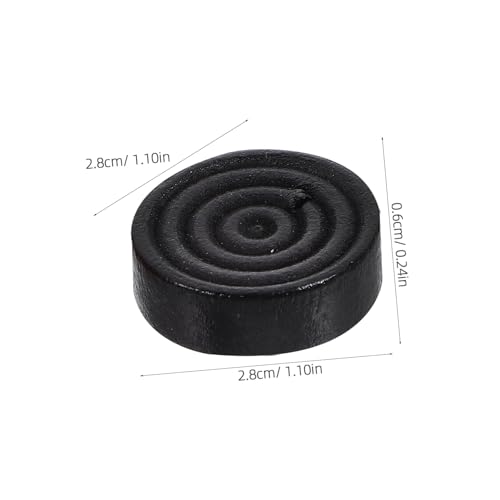 SUPVOX 24 Stück Teiliges Schachfiguren Rund Glatt Schwarz Rot Spielsteine für Dame Brettspiele Langlebige Ersatzschachsteine Tragbares Zubehör von Supvox