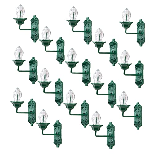 SUPVOX 25 Stück Teiliges Miniatur Wandlampen Weiße LED Mikrolandschaftsbeleuchtung Kompakte Dekorative Modellleuchten für Mini Häuser Installieren für Basteln und Puppenhausgestaltung von Supvox