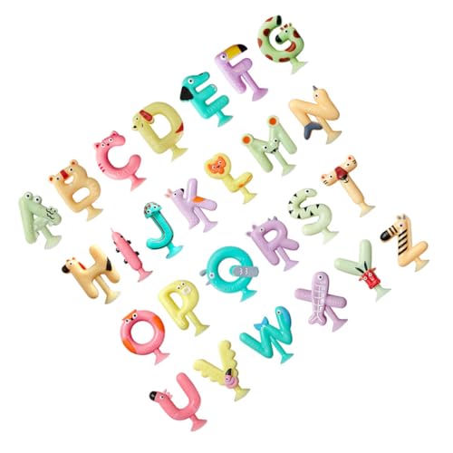SUPVOX 26 Stück Teiliges Alphabet Saugnapf mit Tiermotiven Pädagogisches Rechtschreibspiel für Fördert Gedächtnis Hand Auge Koordination und Kognitive Entwicklung für Badewanne und SUPVOX 26 Stück Teiliges Alphabet Saugnapf mit Tiermotiven Pädagogisches Rechtschreibspiel für Fördert Gedächtnis Hand Auge Koordination und Kognitive Entwicklung für Badewanne und von Supvox