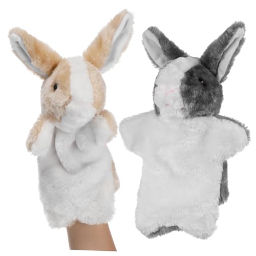 Supvox 2Stücke Kaninchen Handpuppen Interaktive Tierpuppen aus Hochwertigem Material für Fantasievolles Eltern Beziehung Farblich Variabel Supvox 2Stücke Kaninchen Handpuppen Interaktive Tierpuppen aus Hochwertigem Material für Fantasievolles Eltern Beziehung Farblich Variabel von Supvox