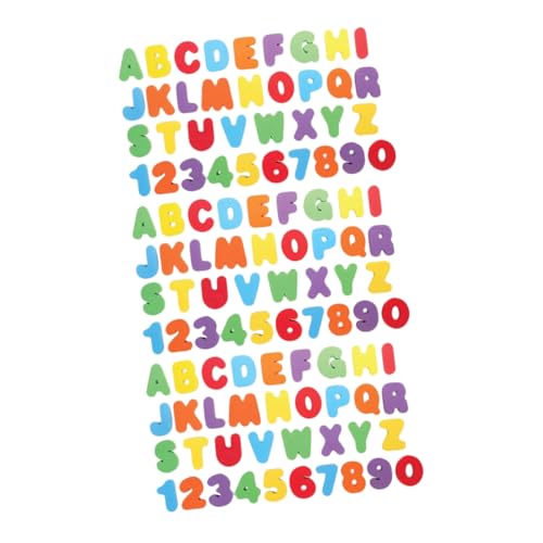 SUPVOX 3 Satz Eva Schaumstoff Alphabet und Zahlen Badewannenspielzeug Teilig für Kleinkinder Jungen Mädchen Lernspielzeug zur Motorischer Fähigkeiten und Logischem Denken von Supvox