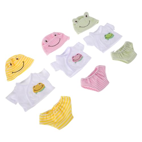 SUPVOX 3 Sets Puppenkleidung: Mini-Hemd, Hose Und Hut-Outfit Für Puppen – Mini-Kleidung, Hose Und Hut Zum Selbermachen Und Kreativen Spielen SUPVOX 3 Sets Puppenkleidung: Mini-Hemd, Hose Und Hut-Outfit Für Puppen – Mini-Kleidung, Hose Und Hut Zum Selbermachen Und Kreativen Spielen von Supvox