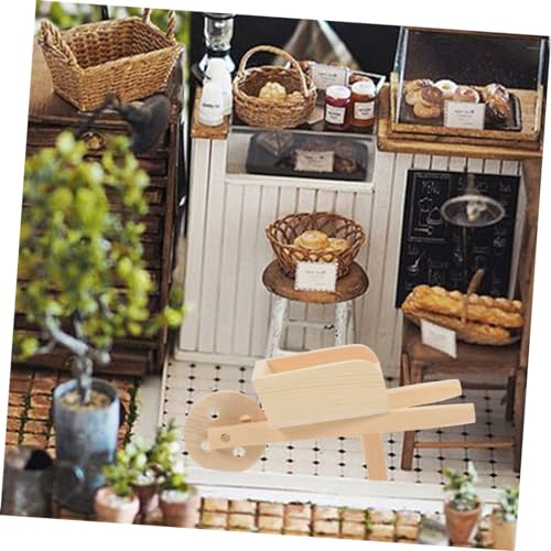 SUPVOX 3 Stck. Miniatur Holz Schubkarre Teiliges Puppenhaus Deko Modell Naturfarbene Miniatur Wagen für Landschaft Tischdekoration Langlebiges Holz Detailreich und Kindgerecht SUPVOX 3 Stck. Miniatur Holz Schubkarre Teiliges Puppenhaus Deko Modell Naturfarbene Miniatur Wagen für Landschaft Tischdekoration Langlebiges Holz Detailreich und Kindgerecht von Supvox