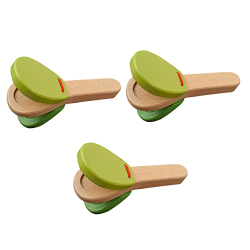 SUPVOX 3 Stück Lustige Holz Kastagnetten Handheld Musikinstrumente Zufällige Farben Pädagogisches für Leicht und Tragbar für Rhythmus und Geräusche Zufällige Farbe Zufällige Farbe SUPVOX 3 Stück Lustige Holz Kastagnetten Handheld Musikinstrumente Zufällige Farben Pädagogisches für Leicht und Tragbar für Rhythmus und Geräusche Zufällige Farbe Zufällige Farbe von Supvox