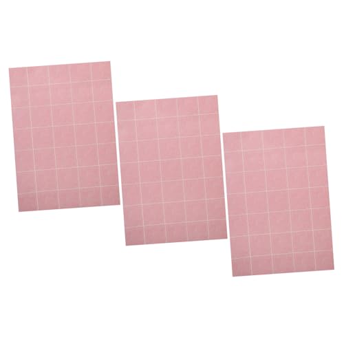 SUPVOX 3 Stück Mini Bodenaufkleber Selbstklebende Wandtapete für Puppenhäuser Realistische Fliesenoptik für Dekoration Zubehör für Modellbau und Puppenmöbel von Supvox