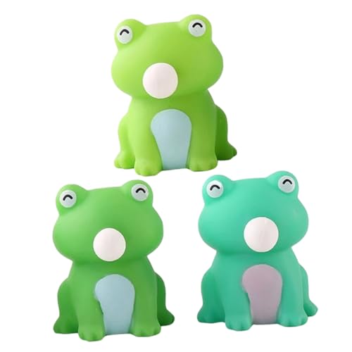 SUPVOX 3 Stück Mini Frosch Quetschspielzeug mit Guter Elastizität Lustiger Stressabbau Dehnbares Aktivitätsspielzeug für Jugendliche und Erwachsene zur Entspannung und Konzentration SUPVOX 3 Stück Mini Frosch Quetschspielzeug mit Guter Elastizität Lustiger Stressabbau Dehnbares Aktivitätsspielzeug für Jugendliche und Erwachsene zur Entspannung und Konzentration von Supvox