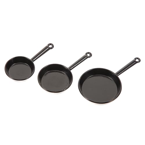 SUPVOX 3 Stück Mini Küchenutensilien Teiliges Set Mini Pfannen Puppenhaus Deko Realistisches Miniatur Kochgeschirr Verarbeitung für Miniaturküche und Bastelprojekte SUPVOX 3 Stück Mini Küchenutensilien Teiliges Set Mini Pfannen Puppenhaus Deko Realistisches Miniatur Kochgeschirr Verarbeitung für Miniaturküche und Bastelprojekte von Supvox