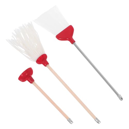 SUPVOX 3 Stück Mini-reinigungswerkzeug Puppenhausdekoration Puppenhausartikel Zubehör Puppenhaus -mopp Und Besen Miniaturen Mop Und Besen Mop- Und Besenhandwerk Metall Rot SUPVOX 3 Stück Mini-reinigungswerkzeug Puppenhausdekoration Puppenhausartikel Zubehör Puppenhaus -mopp Und Besen Miniaturen Mop Und Besen Mop- Und Besenhandwerk Metall Rot von Supvox