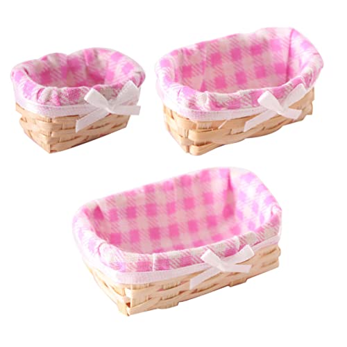 SUPVOX 3 Stück Miniature Aufbewahrungskörbe Handgewebte Miniaturkörbe für Puppenhäuser Dekoration und Bastelprojekte Mikrolandschaften und Kinderspielzeug SUPVOX 3 Stück Miniature Aufbewahrungskörbe Handgewebte Miniaturkörbe für Puppenhäuser Dekoration und Bastelprojekte Mikrolandschaften und Kinderspielzeug von Supvox