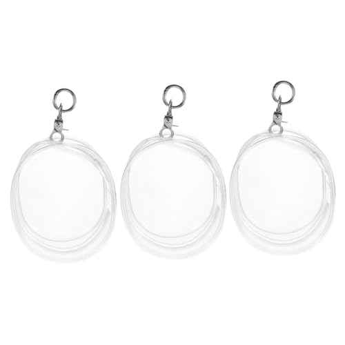 SUPVOX 3 Stück Teiliges Aufbewahrungsset mit Schlüsselanhänger Transparente PVC Tragetasche Wasserabweisend Kompakt und Leicht für Puppenzubehör und Outdoor spielzeugtransport SUPVOX 3 Stück Teiliges Aufbewahrungsset mit Schlüsselanhänger Transparente PVC Tragetasche Wasserabweisend Kompakt und Leicht für Puppenzubehör und Outdoor spielzeugtransport von Supvox