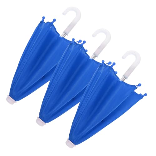 SUPVOX 3 Stück Teiliges Mini Puppenregenschirm aus und Polyester und Robust Realistische Dekoration für Puppen als Puppenhauszubehör und Sammlerstück SUPVOX 3 Stück Teiliges Mini Puppenregenschirm aus und Polyester und Robust Realistische Dekoration für Puppen als Puppenhauszubehör und Sammlerstück von Supvox