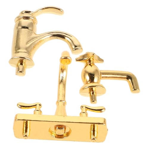 Supvox 3stücke Miniatur-Wasserhahn Aus Legierung Für Puppenhaus-Badezimmer Dekoratives Modell Für Miniaturszene Für Bastelprojekte Und Fotografie-Dekoration Supvox 3stücke Miniatur-Wasserhahn Aus Legierung Für Puppenhaus-Badezimmer Dekoratives Modell Für Miniaturszene Für Bastelprojekte Und Fotografie-Dekoration von Supvox
