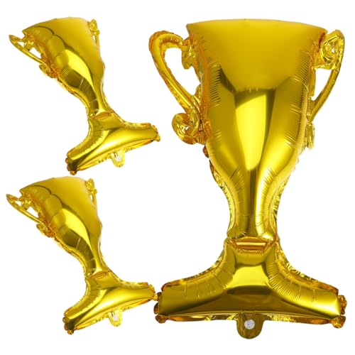 SUPVOX 3 Stück Teiliges Pokal Folienballon Gold Dekorative Abschlussfeier Party Deko Kreatives Fotohintergrund Accessoire für Drinnen und Draußen Festliches Party Layout Zubehör SUPVOX 3 Stück Teiliges Pokal Folienballon Gold Dekorative Abschlussfeier Party Deko Kreatives Fotohintergrund Accessoire für Drinnen und Draußen Festliches Party Layout Zubehör von Supvox