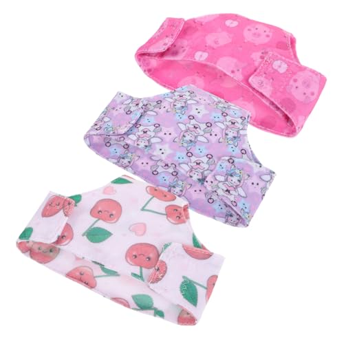 SUPVOX 3 Stück Teiliges Puppenunterwäsche Klassische Doll Panties aus Weichem Material Verstellbar für Spielzeugpuppen für Rollenspiele und Puppenkleidung Zubehör von Supvox