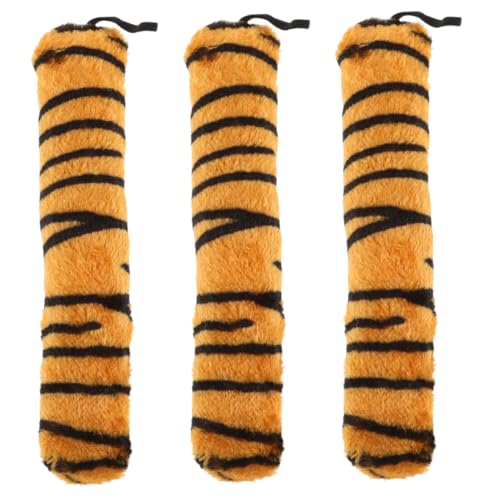 SUPVOX 3 Stück Tiger Kostümset Teilig Verstellbare Elastische Bänder Realistisch Gefüllt Leicht und Robustes Tier Kostüm Zubehör für Karneval Party Cosplay von Supvox